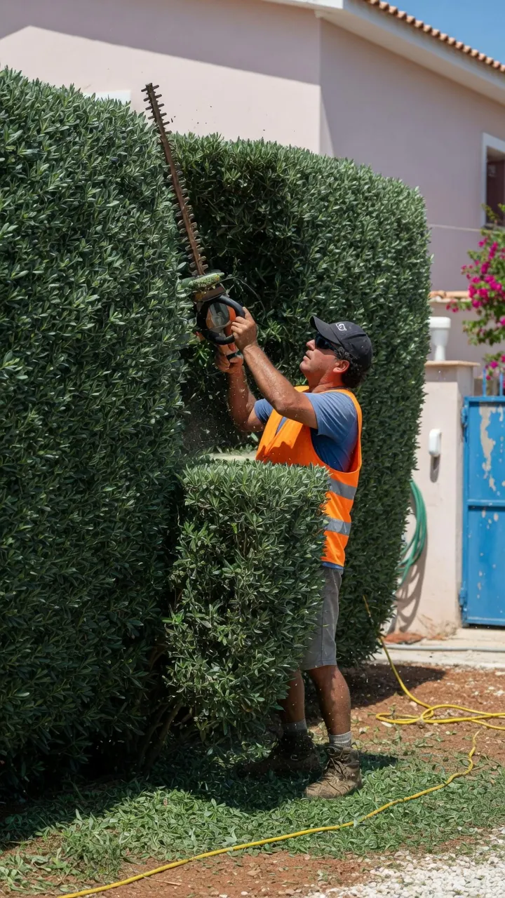 Garden maintenance and hedge trimming